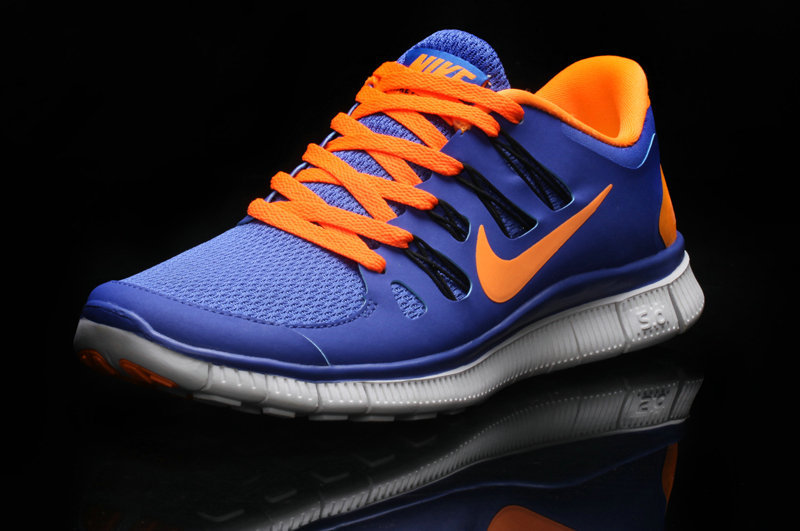 Hot Nike Free5.0 Men Shoes Orange/Blue